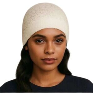 NEW‎ Barefoot Dreams Women's CozyChic Lite Confetti Beanie Cream-Taupe